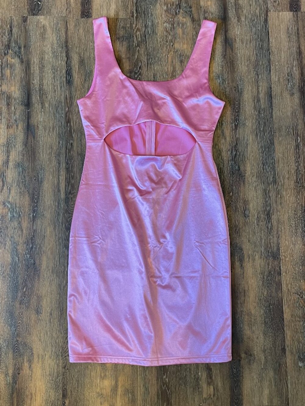 Pink Cutout Bodycon Dress
